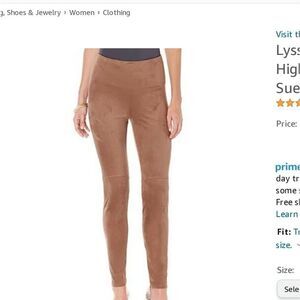 NEW WITH TAGS LYSSE HIGH WAIST SUEDED LEGGINGS